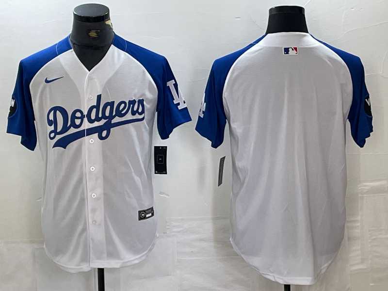 Men's Los Angeles Dodgers Blank White Blue Fashion Stitched Cool Base Limited Jerseys,We sell and wholesale Men's Los Angeles Dodgers Blank White Blue Fashion Stitched Cool Base Limited Jerseys on line form chian!